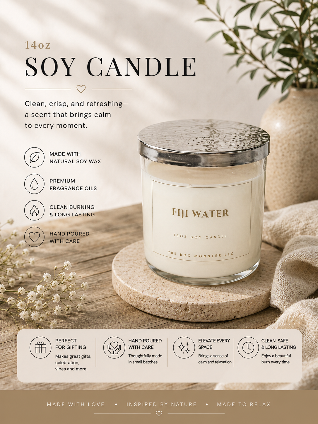 14oz Soy Candles
