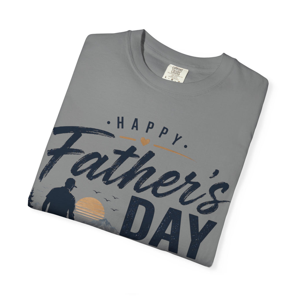 Father's Day T-Shirt — "Happy Father's Day, You Are A Dad, You Are The World" Vintage Dad Tee