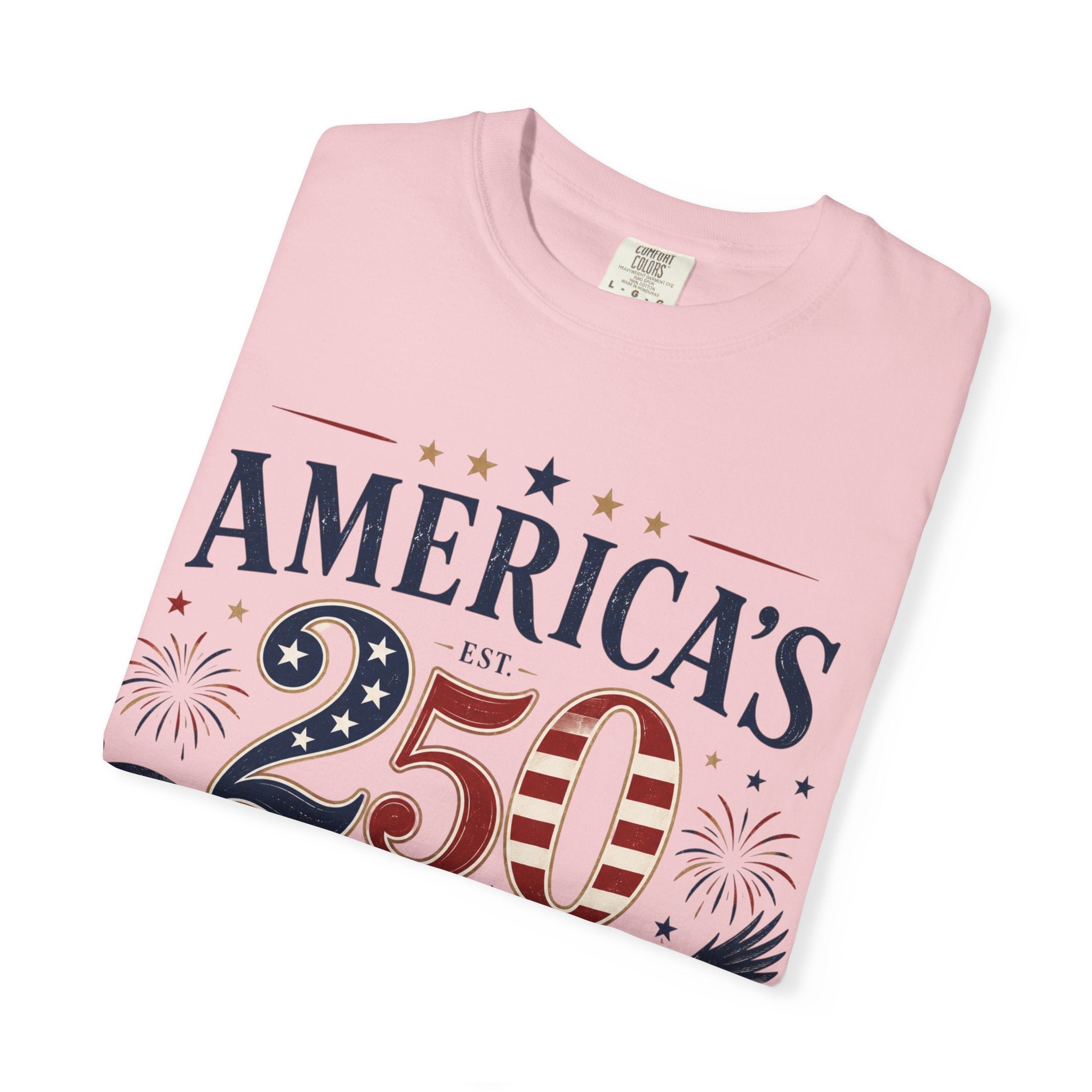 America's 250th Anniversary T-Shirt — '250 Years of Freedom & Liberty' Patriotic Tee