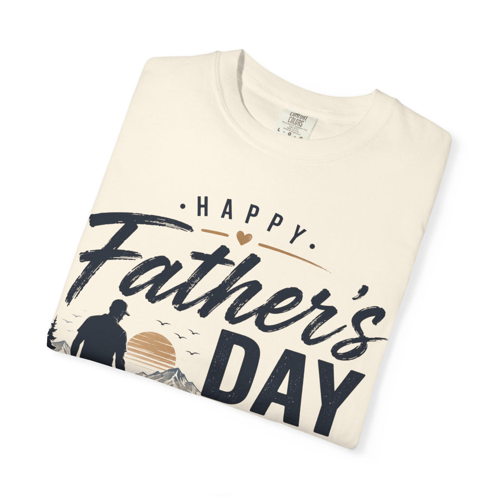 Father's Day T-Shirt — "Happy Father's Day, You Are A Dad, You Are The World" Vintage Dad Tee