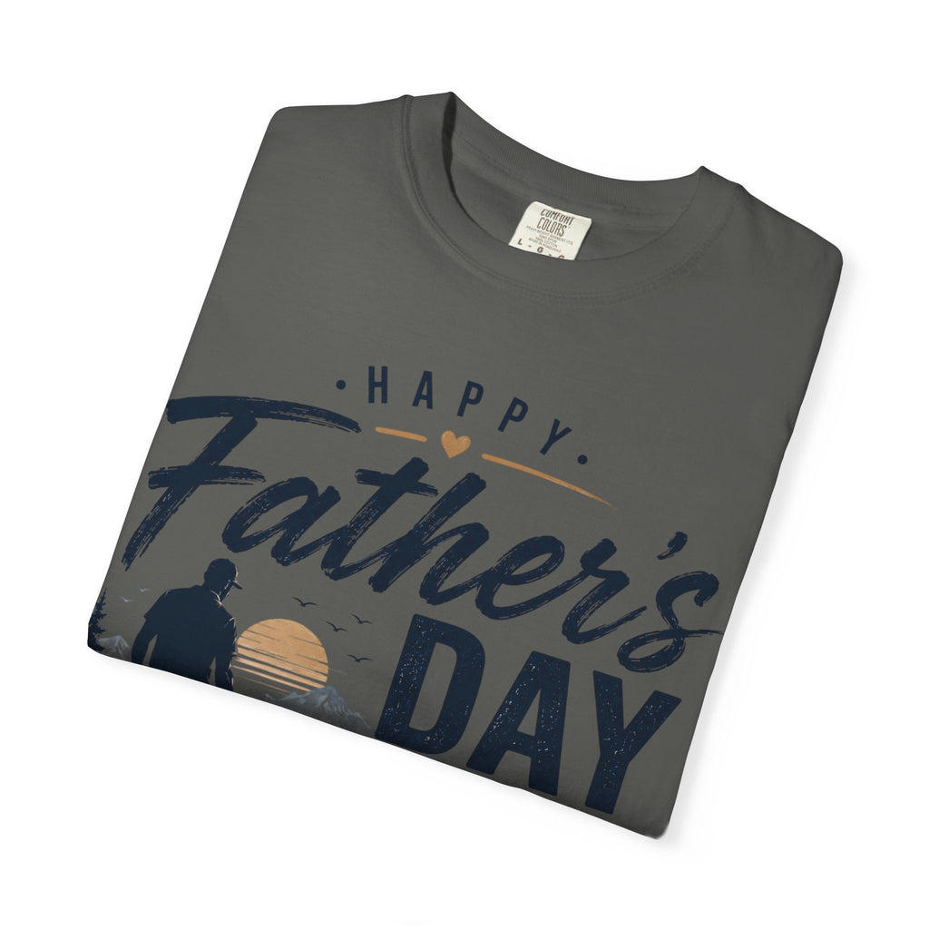 Father's Day T-Shirt — "Happy Father's Day, You Are A Dad, You Are The World" Vintage Dad Tee