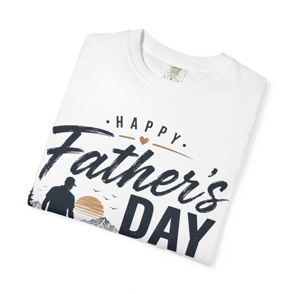 Father's Day T-Shirt — "Happy Father's Day, You Are A Dad, You Are The World" Vintage Dad Tee