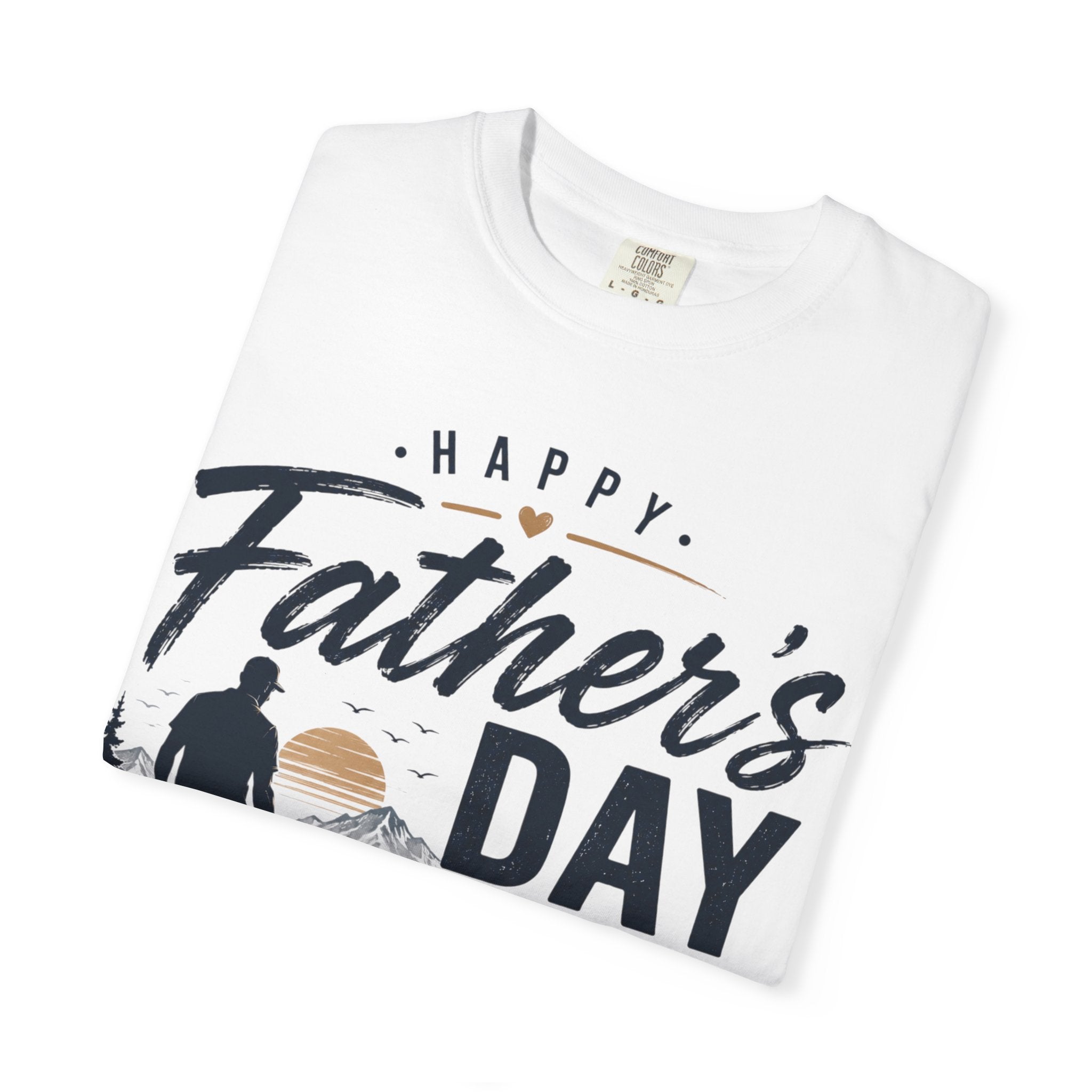 Father's Day T-Shirt — "Happy Father's Day, You Are A Dad, You Are The World" Vintage Dad Tee