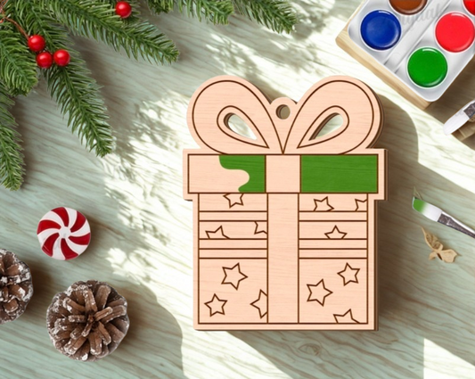 Paintable Wooden Christmas Ornaments  image 0