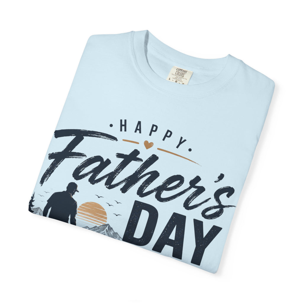 Father's Day T-Shirt — "Happy Father's Day, You Are A Dad, You Are The World" Vintage Dad Tee