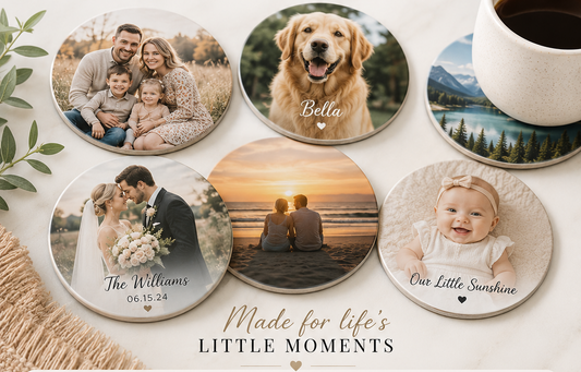 Custom Photo Coaster