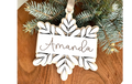 Personalized Snowflake Name Ornament image 0