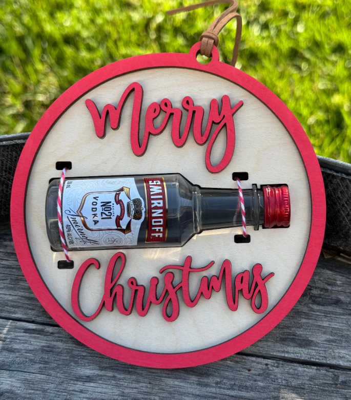 Mini Alcohol Bottle Ornaments image 1
